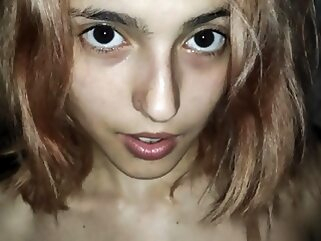 Skinny petite teen enjoys it with big cock until she cums close-up hardcore teen (18+)